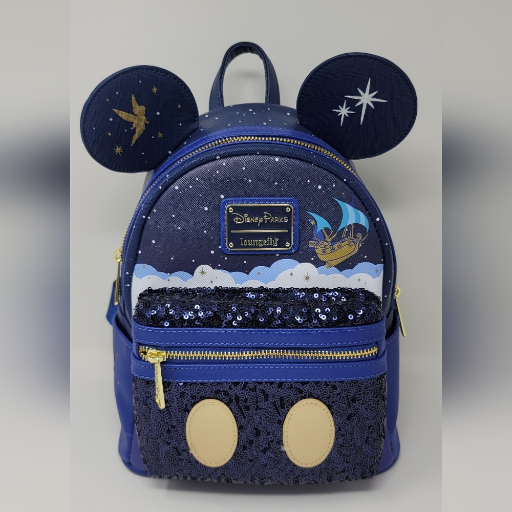 Disney Parks Loungefly Peter Pan 50th Anniv Mini Backpack